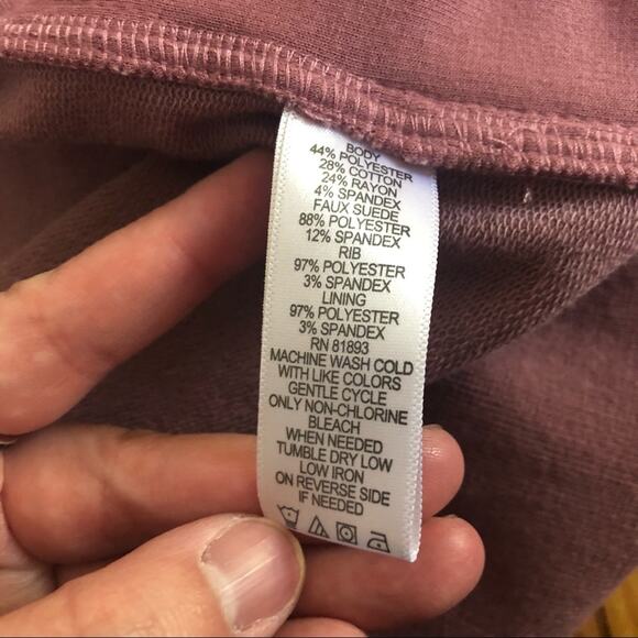 H by Halston Faux Suede French Terry Zip Jacket 16 - Picture 6 of 10